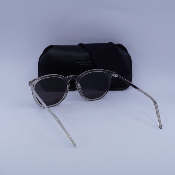 Saint Laurent SL360 005 Square Sunglasses - Transparent Brown/Black - Picture 9 of 10
